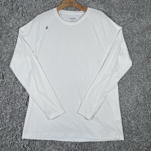 RHONE Reign White Long Sleeve Performance Tee NWT